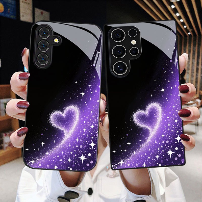 Samsung Galaxy A55 - Temperli Cam Cep Telefonu Kılıfı Samsung