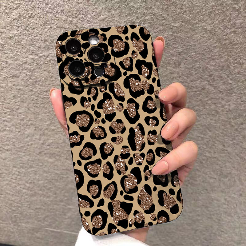 Samsung Galaxy A55 - Leopar Desenli Telefon Kılıfları Samsung Galaxy