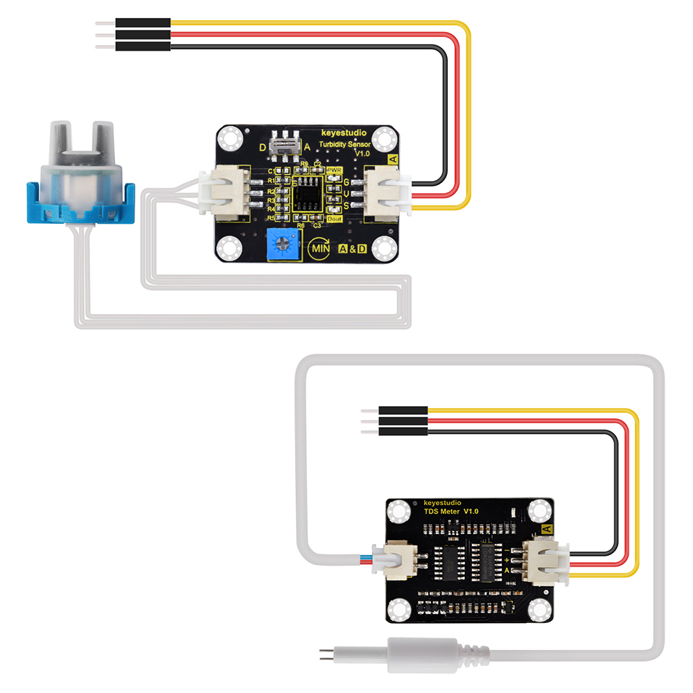 Hydration Sensor Skin - Keyestudio TDS sensör metre V1.0 kurulu/bulanıklık