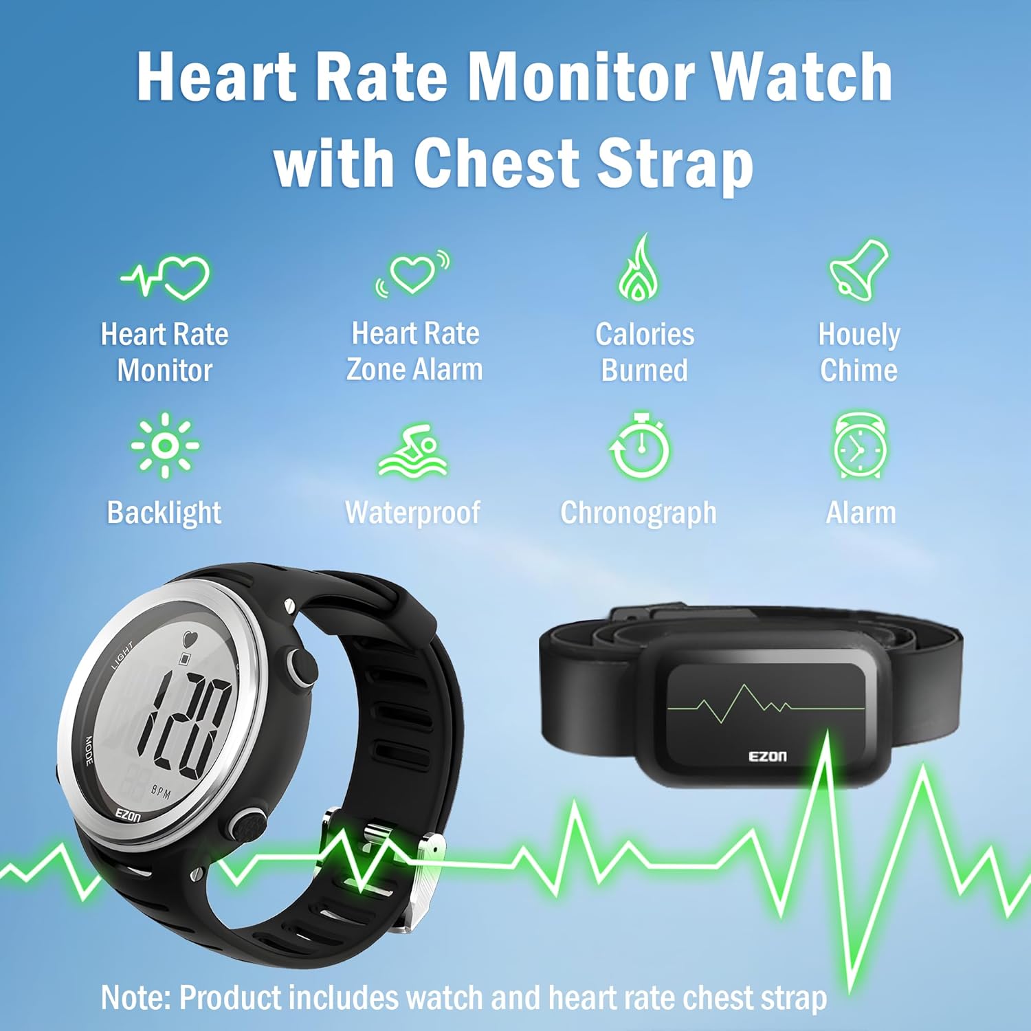 50M Su Geçirmez Kalp Atış Hızı - Breath Rate Monitor incelemesi ve fiyatı